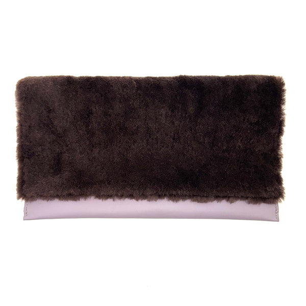 CARTERA DE MANO MARRÓN