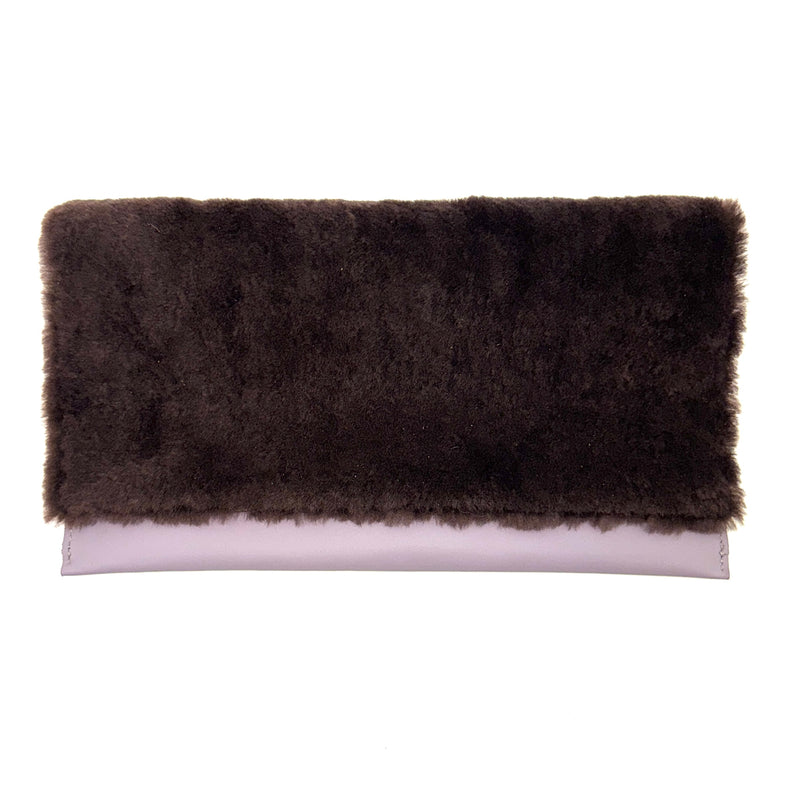 CARTERA DE MANO MARRÓN