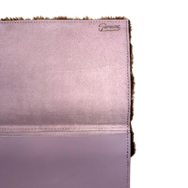 CARTERA DE MANO MARRÓN