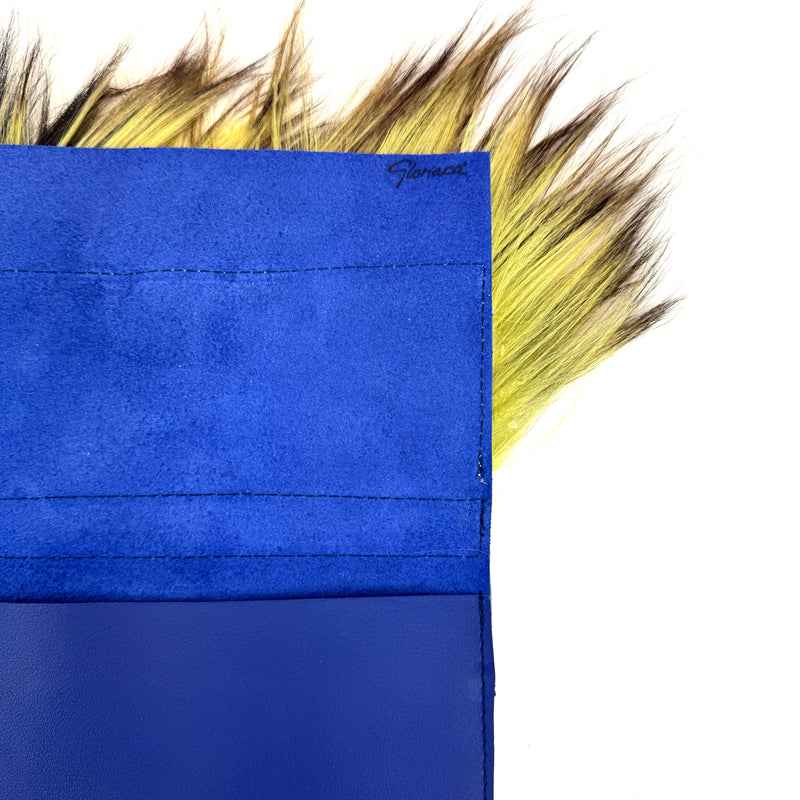CARTERA DE MANO YAK AZUL ELECTRICO