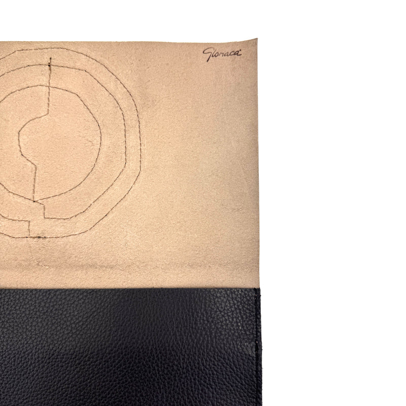 CARTERA DE MANO LENTEJUELAS ROJIZAS