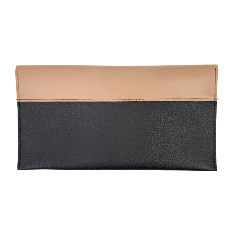 CARTERA DE MANO LENTEJUELAS ROJIZAS