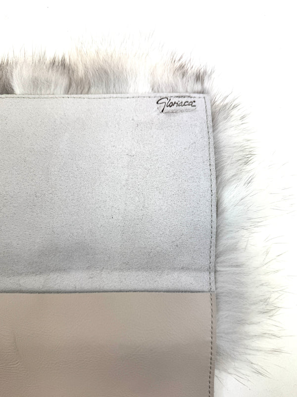 CARTERA DE MANO ZORRO GRIS